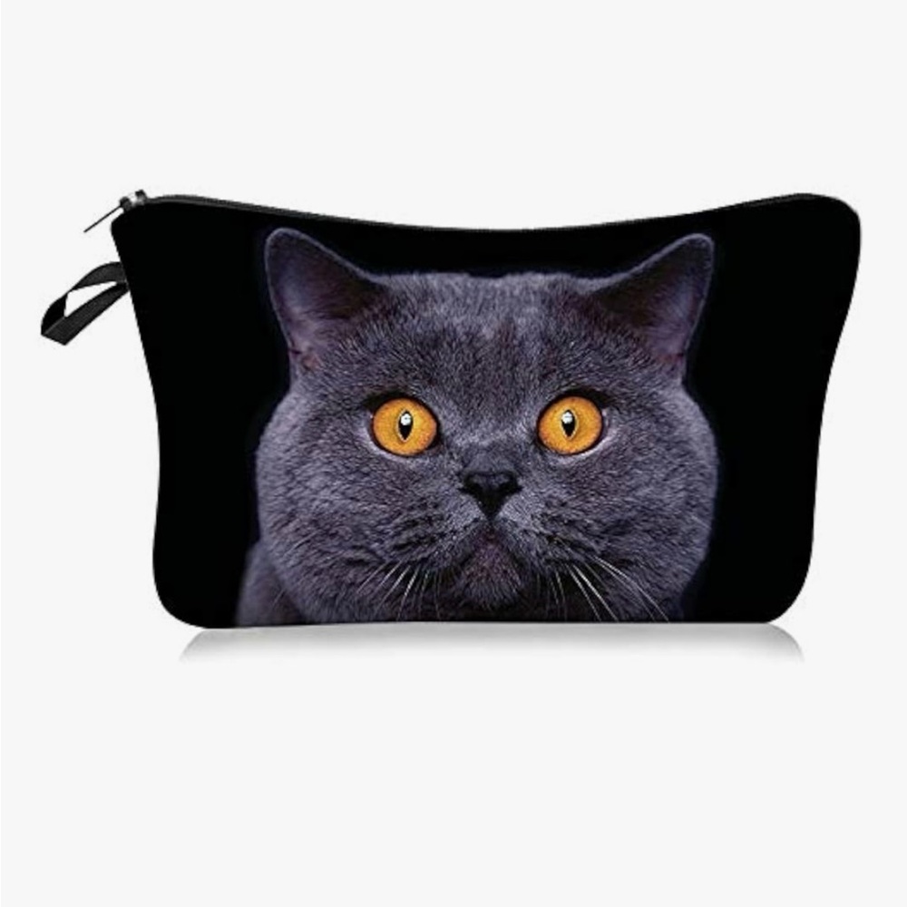 Cat Cosmetic Bag